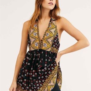 NWOT Free People Charlotte Tunic Tank Top